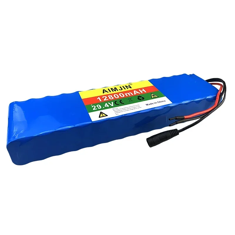 7S4P 29.4V 12800mAh 18650 Battery Lithium Ion Battery For transportation equipment Outdoor Power Supplies etc