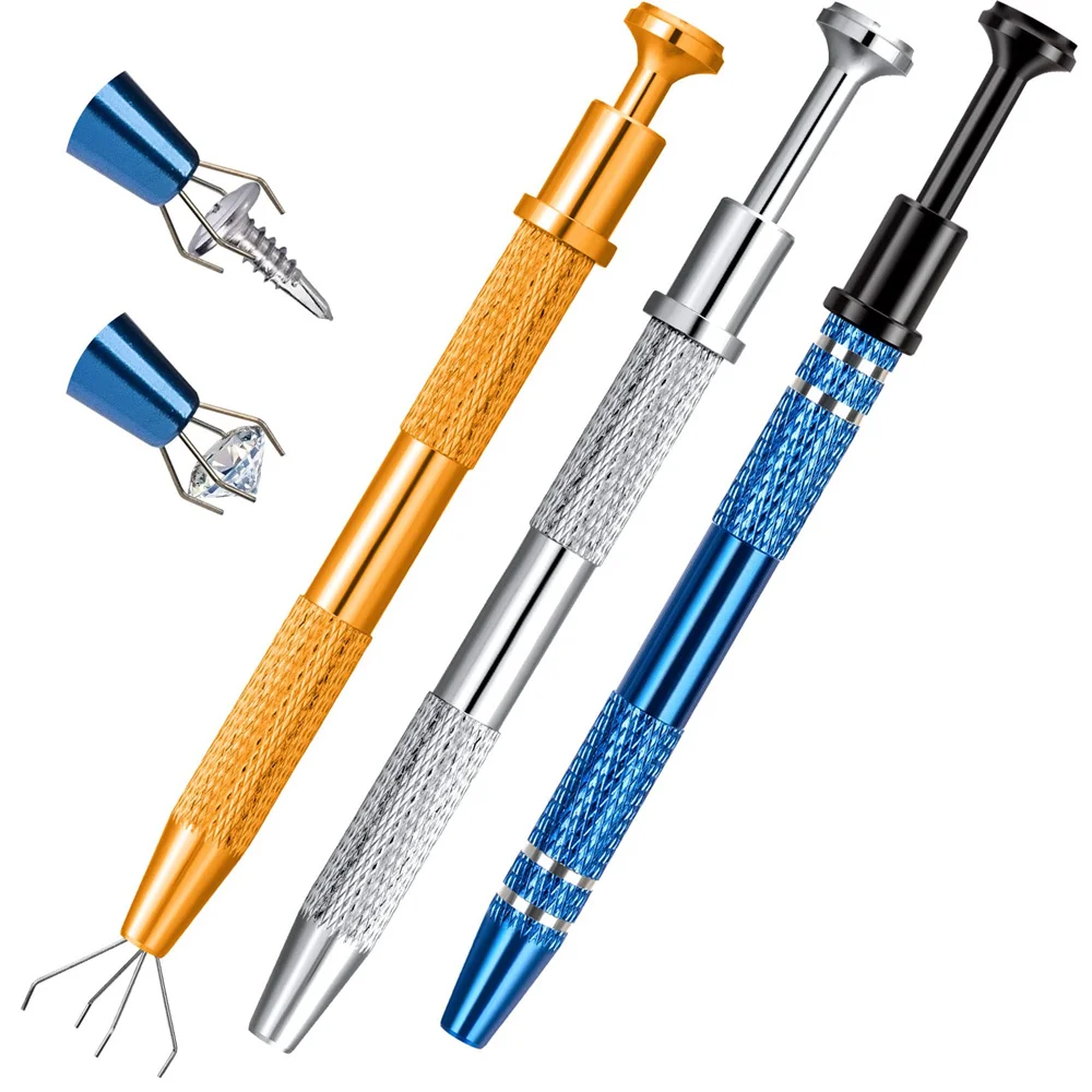 IC Chip Extractor อิเล็กทรอนิกส์ส่วนประกอบ Gripper Catcher สกรู Picker แหนบเครื่องหยิบโลหะ Grabber ซ่อมอุปกรณ์ทำมือ