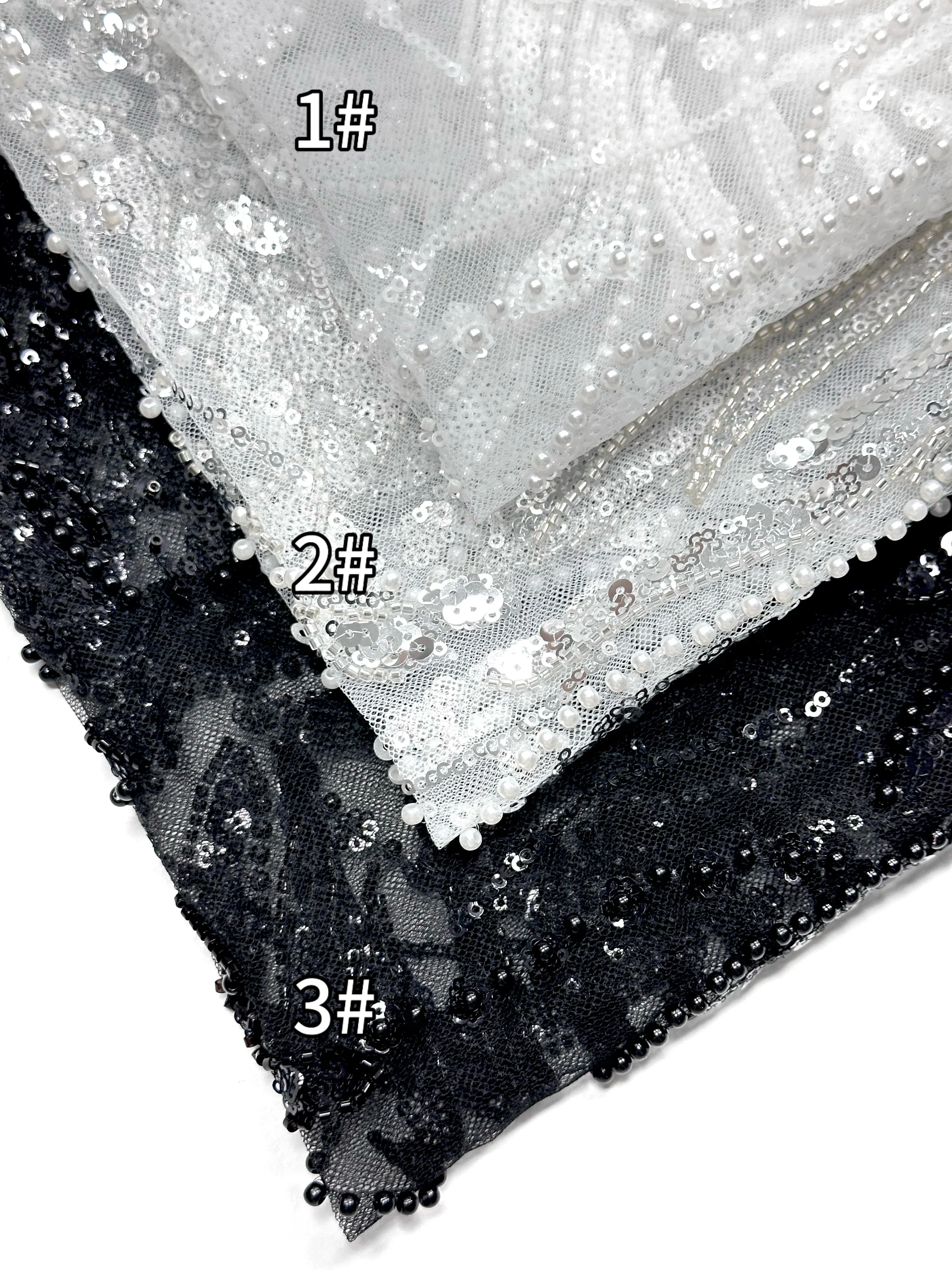 Classic French Style African Mesh Tulle Lace Fabric for European Wedding Dress Elegant Party Nigerian Net Fabric
