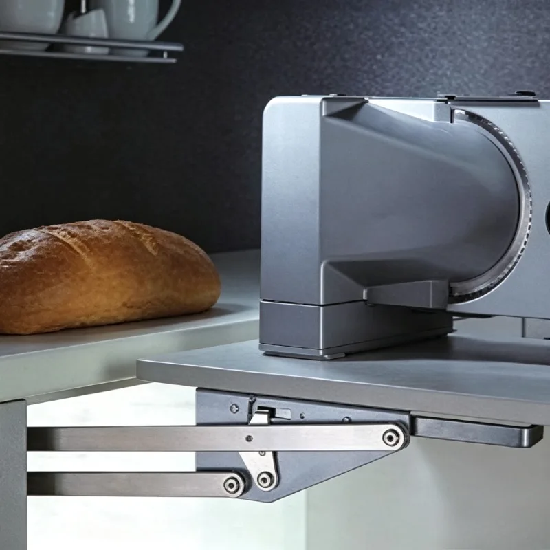 Kitchen Appliance Wall Mount Bracket Metal Telescopic Parallel Bracket Countertop Appliance Pull-out Support Hardware Furniture