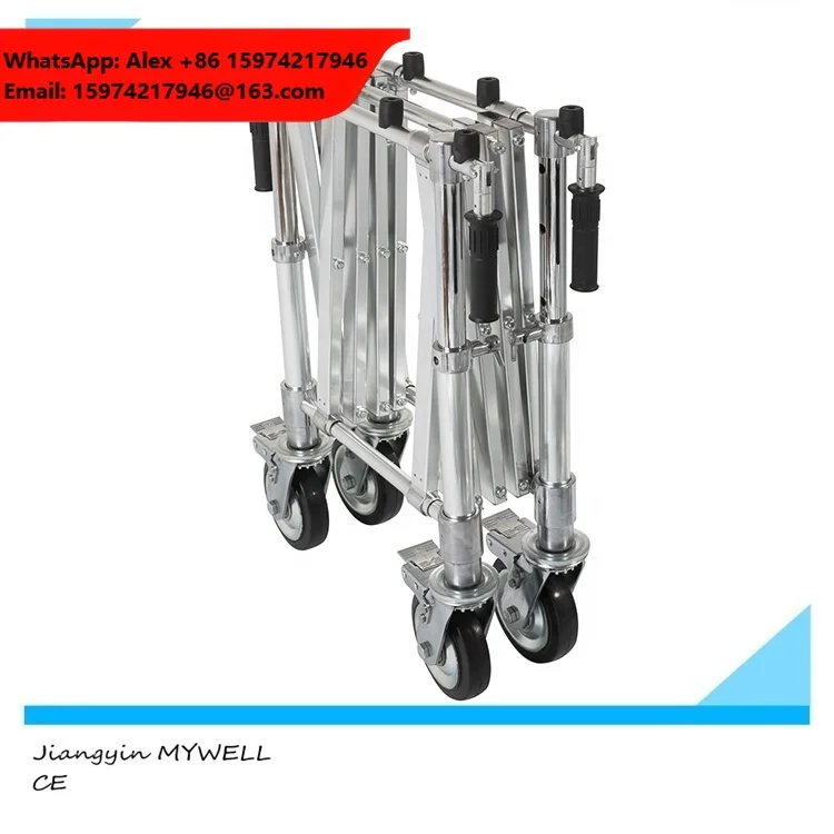 M-CT01 Lightweight Foldable Coffin Trolley For Church Use