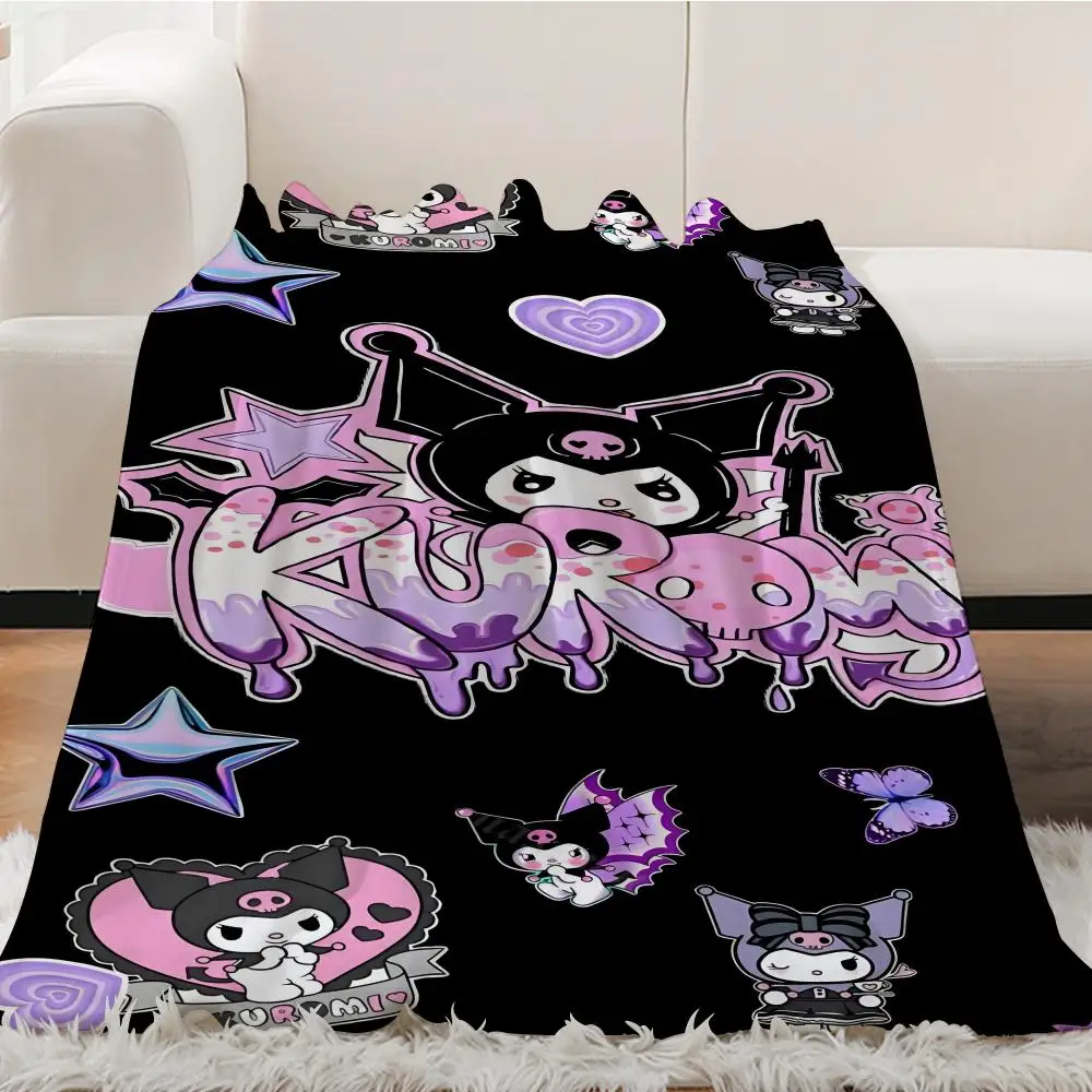 

Coulomi Throw Blanket Aesthetic Art Flannel Blanket Portable Home Travel Camping Sofa Picnic Thickening Flannel Blanket
