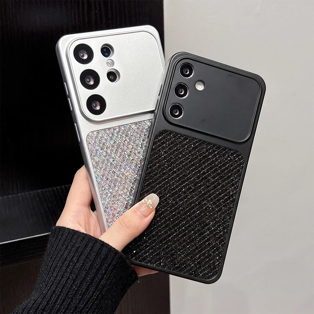 For Samsung Galaxy S26 S25 S24 S23 Ultra Luxury Sparkle Rhinestone Phone Case For Girl for Galaxy S25FE S24FE S23FE Glitter Back