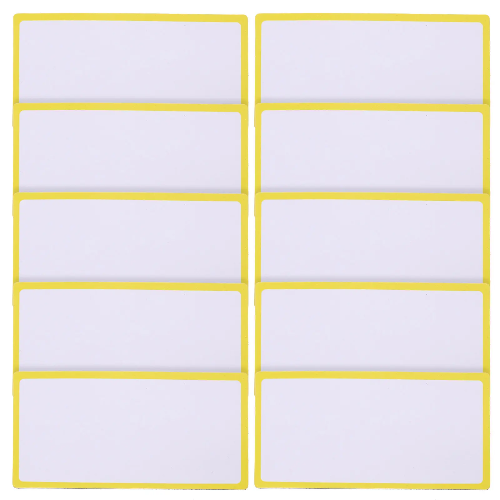 

10Pcs Dry Erase Magnetic Labels Multi Function Name Tags for Whiteboard Refrigerator Door Office Study Home Storage