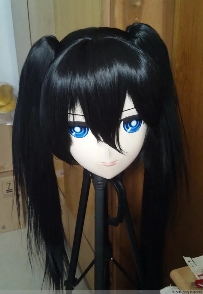 

(LJ-009) Customize Character Female/Girl Resin Kig Full Head With Lock Anime Cosplay Japanese Anime Kigurumi Mask