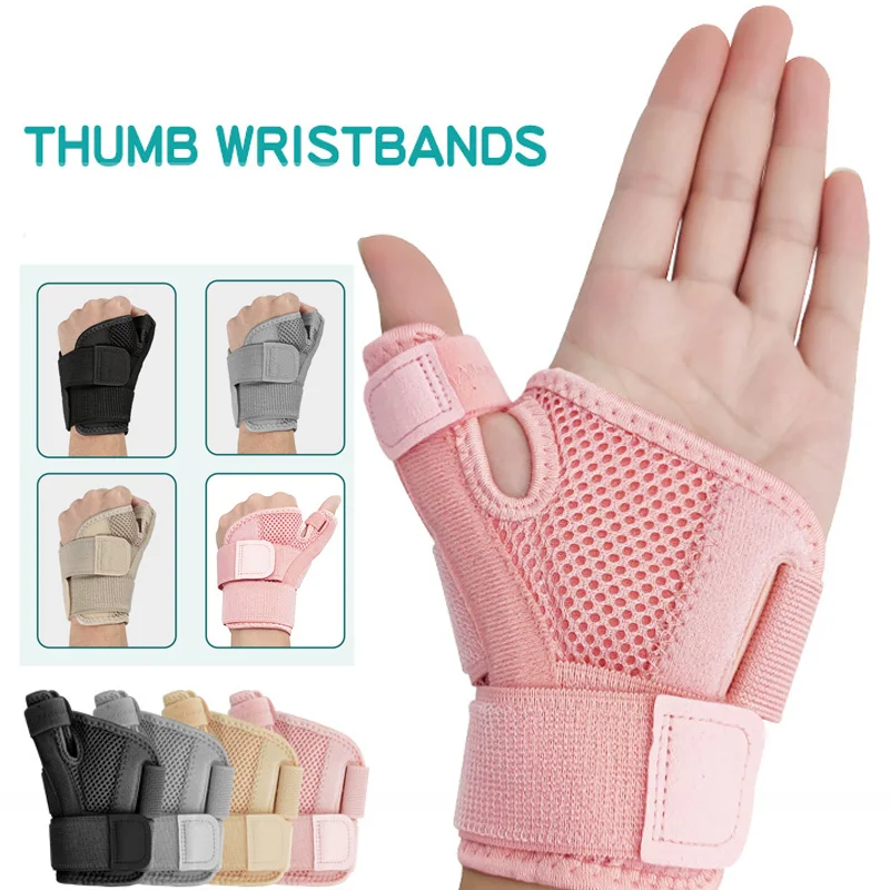 

Flexible Fitness Splint Wrist Thumb Support Brace Carpal Tunnel for Tendonitis Arthritis Thumb Protector Fits Right & Left hand