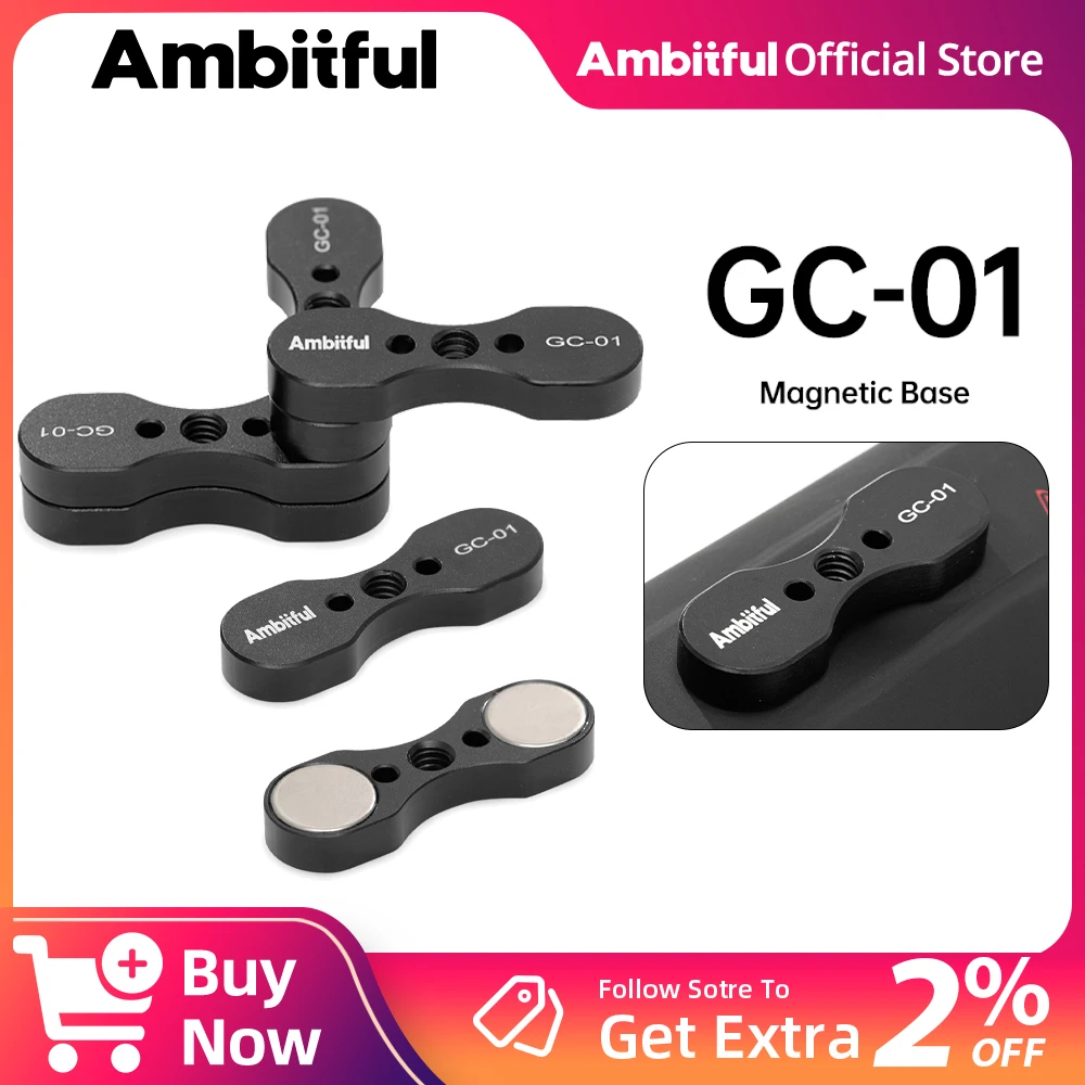Ambitful GC-01 Magnetic Peanut Base for GC12 GCA20U Air tube Light Inflatable Stick Light LED Fill Light
