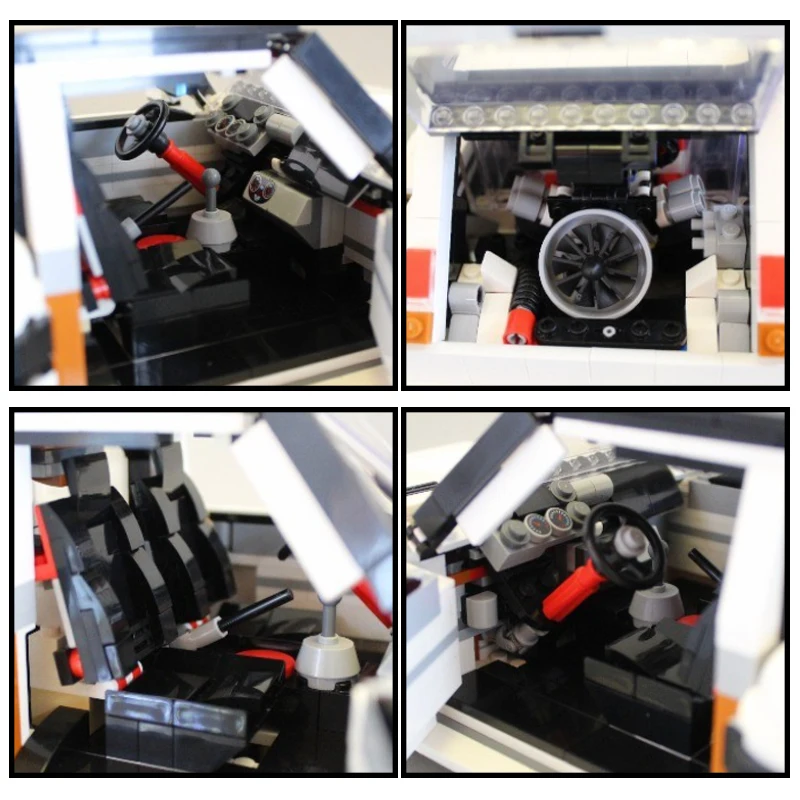 

Технический конструктор MOC-257796: Спортивный автомобиль 10 в 1 (белый), совместимый с 10295, развивающая головоломка, игрушка-конструктор, подарок на день рождения