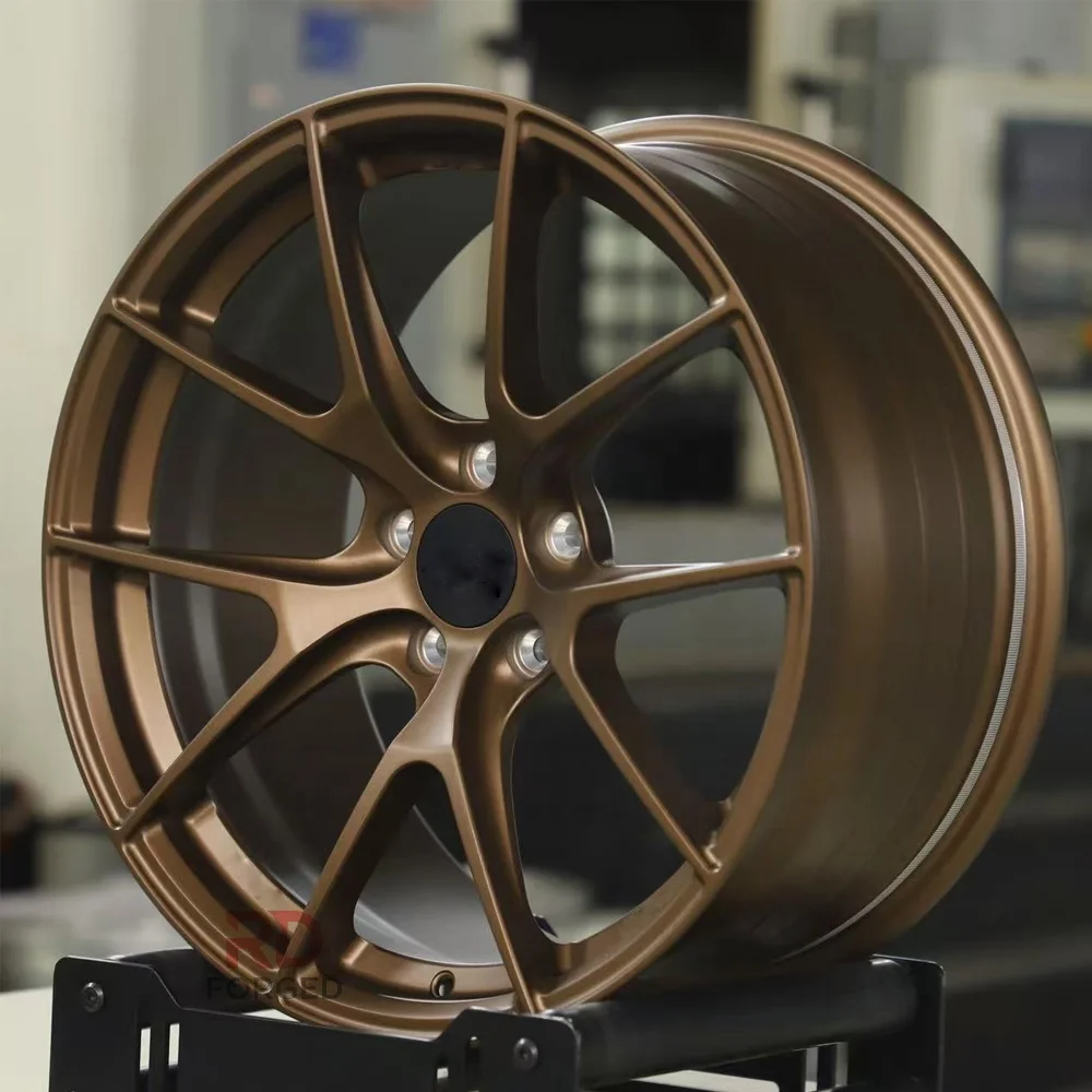 For Bronze/Black/Silver Color 17 18 19 20 Inch 5x120 5x114.3 5x112 Car Forged Wheels Rims for Bmw F30 Alfa Romeo Tesla Subaru