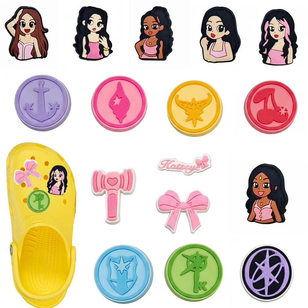 novos-acessorios-de-sapato-em-pvc-com-tema-musical-criativo-de-desenhos-animados-16-100-pecas--decoracao-diy-destacavel-impermeavel-e-presentes-da-moda