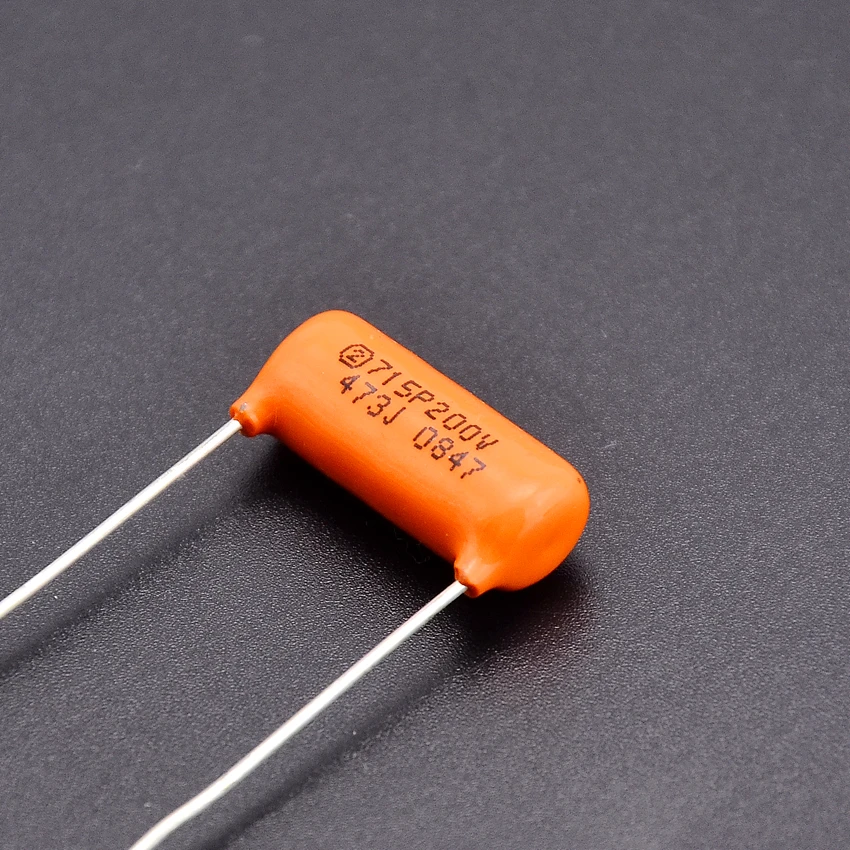 473K/683K/104J/333K SBE/CDE Orange Tone Electric Guitar Bass Capacitor 0.0155UF/0.047UF/0.022UF/0.068UF/0.033UF/0.1UF