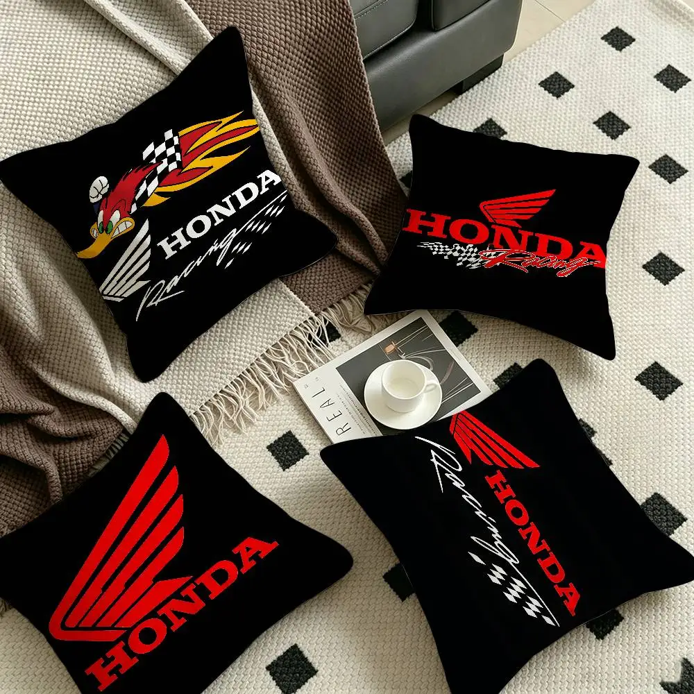 H-Honda Maple Design Cushion Cover Happy Autumn Harvest decor Holiday Decorati Pillow Cover