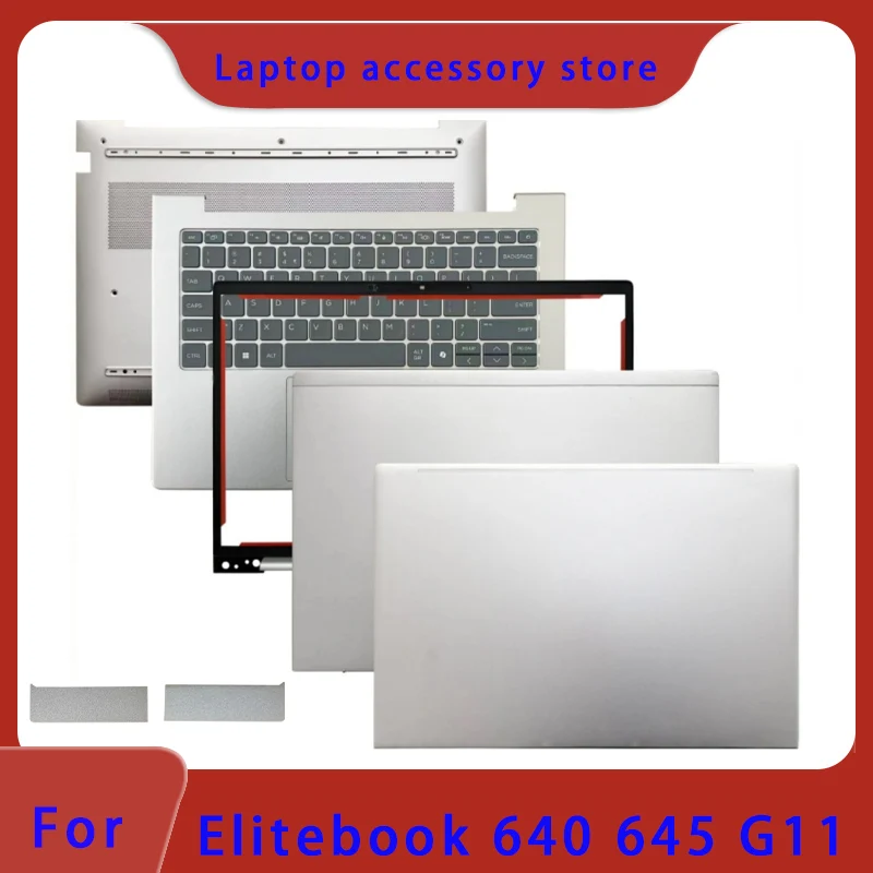 Suitable for Elitebook 640 645 G11 laptop LCD screen top cover, screen frame, palm rest, bottom shell, keyboard sticker Hinge