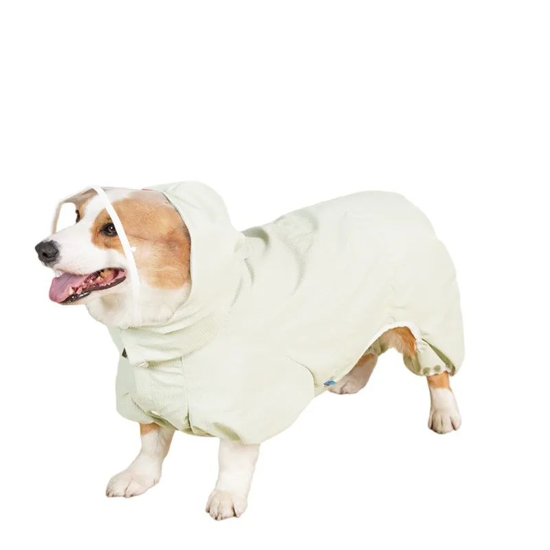 Chubasquero para perro Corgi galés West Highland White Terrier, ropa para perros, mono, ropa impermeable para perro, chaqueta para la lluvia, ropa para mascotas