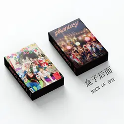 55 unids/set Kpop THE BOYZ Lomo tarjetas PHANTASY nuevo álbum tarjetas fotográficas labio brillo foto tarjeta postal para colección de Fans