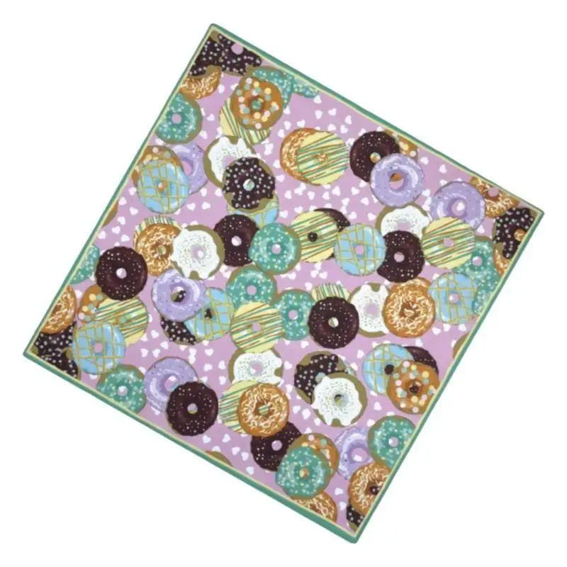 39BD Cotton Headscarf للجنسين منديل العنق 21INCH أنيقة رأس أوشحة كبيرة الحجم للرقبة في الهواء الطلق