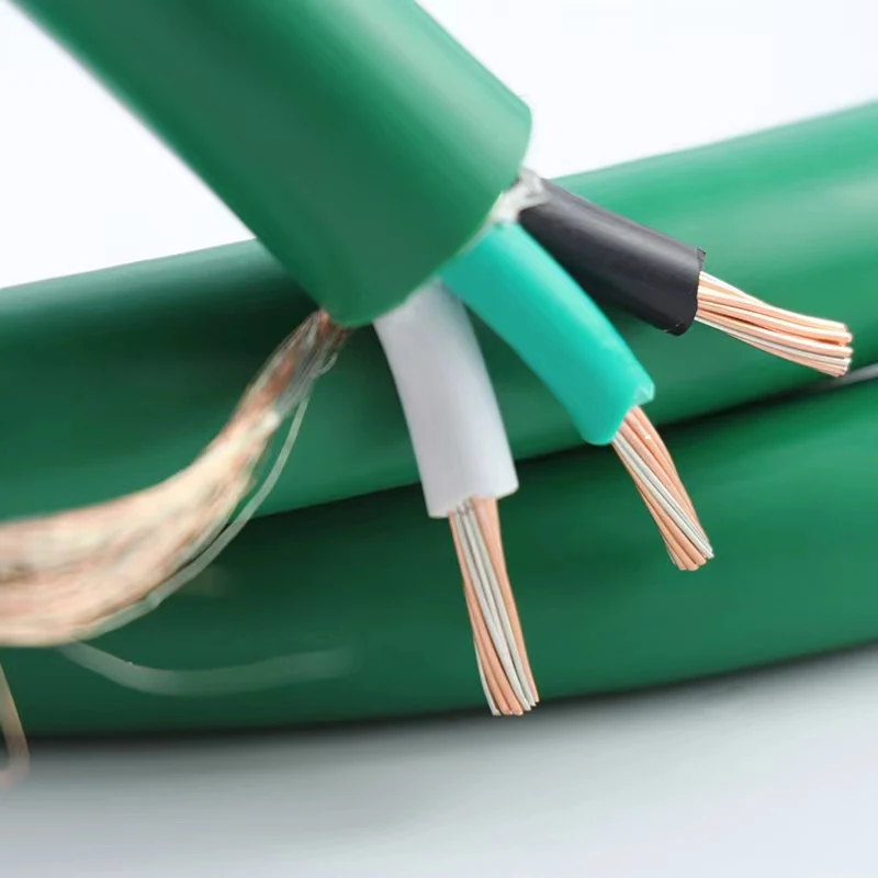 Hi-End 2328 5N Prata chapeado cobre puro trança AC cabo de alimentação 11AWG hifi núcleo de alimentação Audiophile linha principal cabo