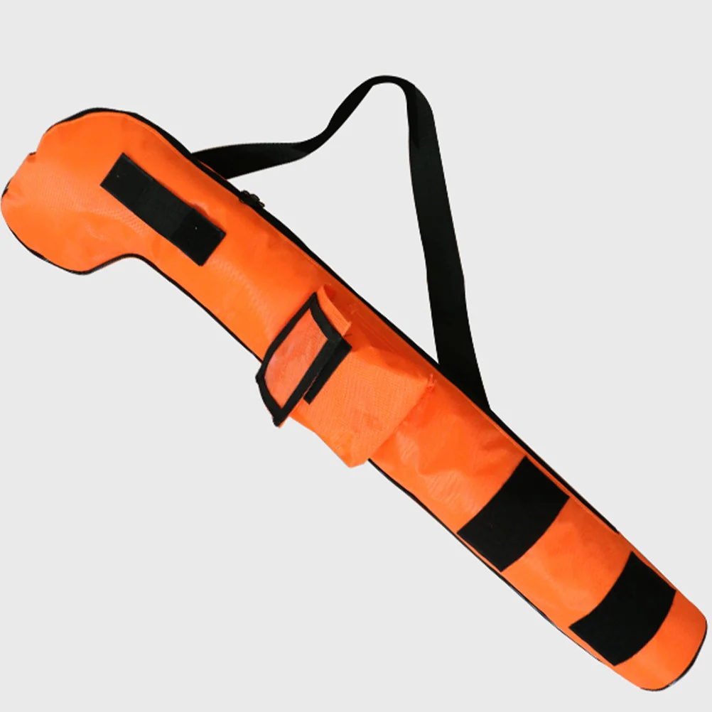 Golf Club Bag For Waterproof Durable Outdoor Training Carrier Simple Club Tote Bag With Shoulder Strap Orange