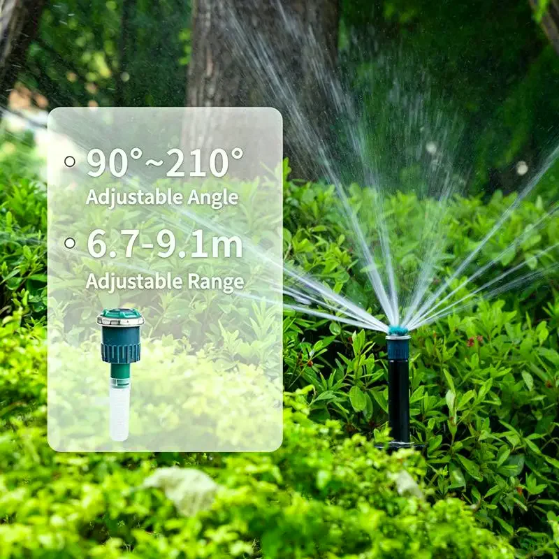 Replacement Scattering Nozzle For Up Sprinkler 90°~210°/360° Adjustable Garden Lawn Irrigation In-ground Sprinkler Fitting