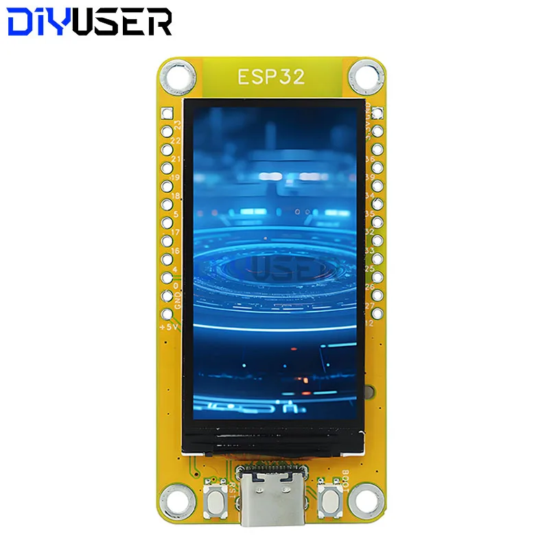 DIYUSER ESP32 c3 Entwicklungsboard WIFI Bluetooth 1,9 Zoll ST7789 Typ-CIPS LCD-Display