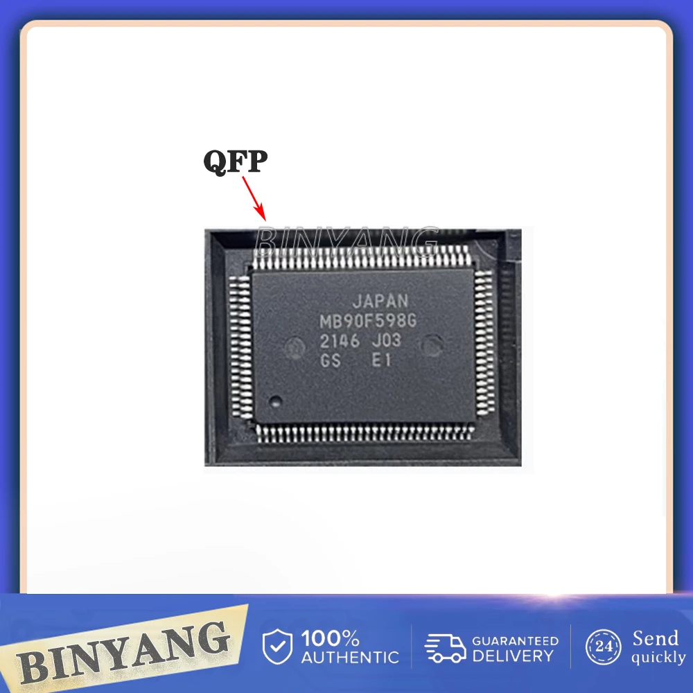 1PCS/lot MB90F598G QFP MB90F598 100% new imported original IC Chips Fast delivery