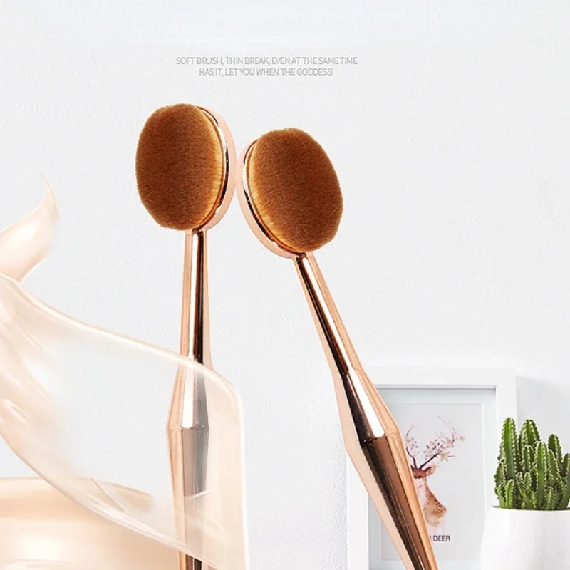 1PCS Makeup Brush Toothbrush Mermaid Makeup Brush Foundation Oval Brushes High End Foundation Brush Foundation Oval Brushes view 3