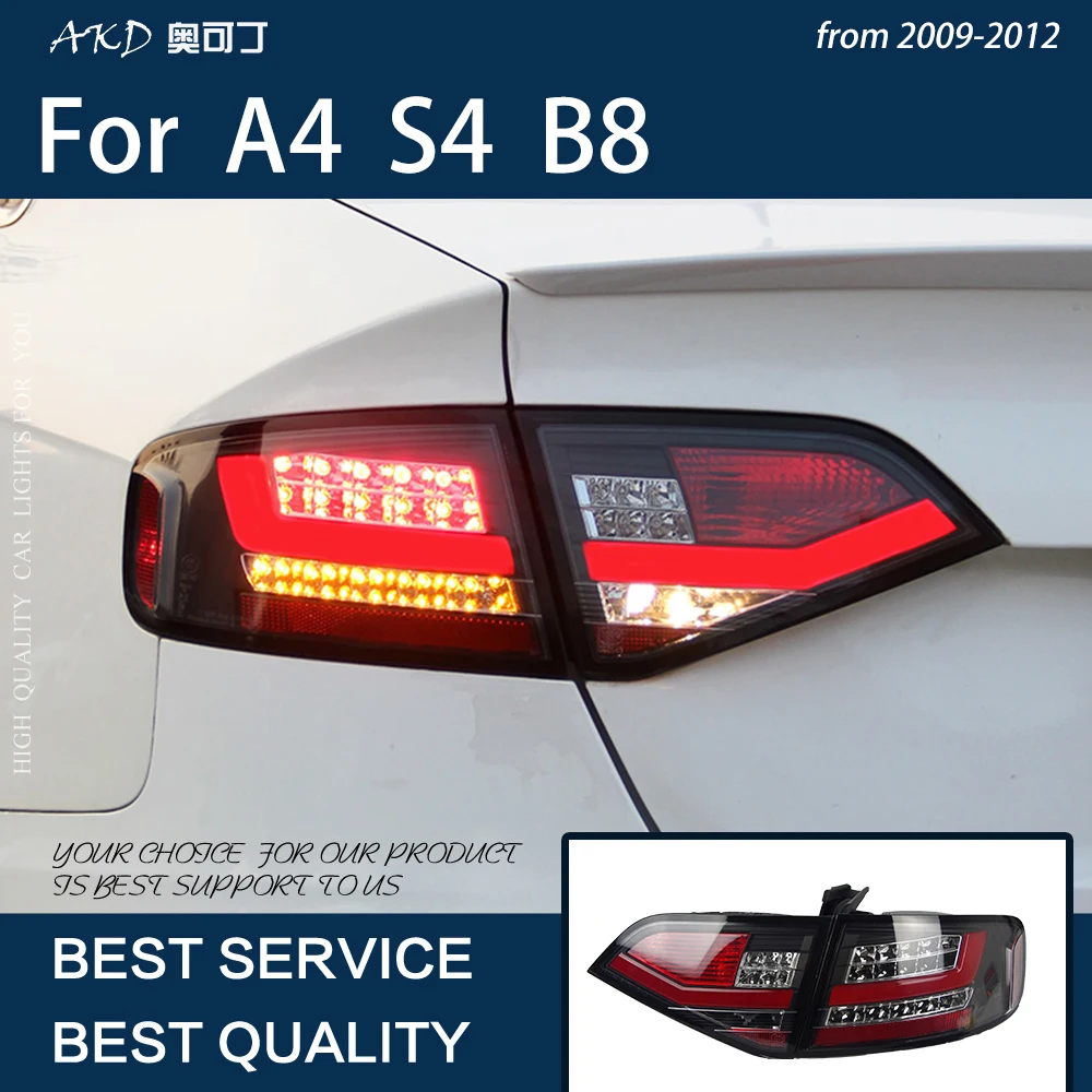 

Car Lights for A4 B8 2009-2012 A4L S4 RS4 Sedan LED Auto Taillight Assembly Upgrade Dynamic Signal Lamp Tool Accessories