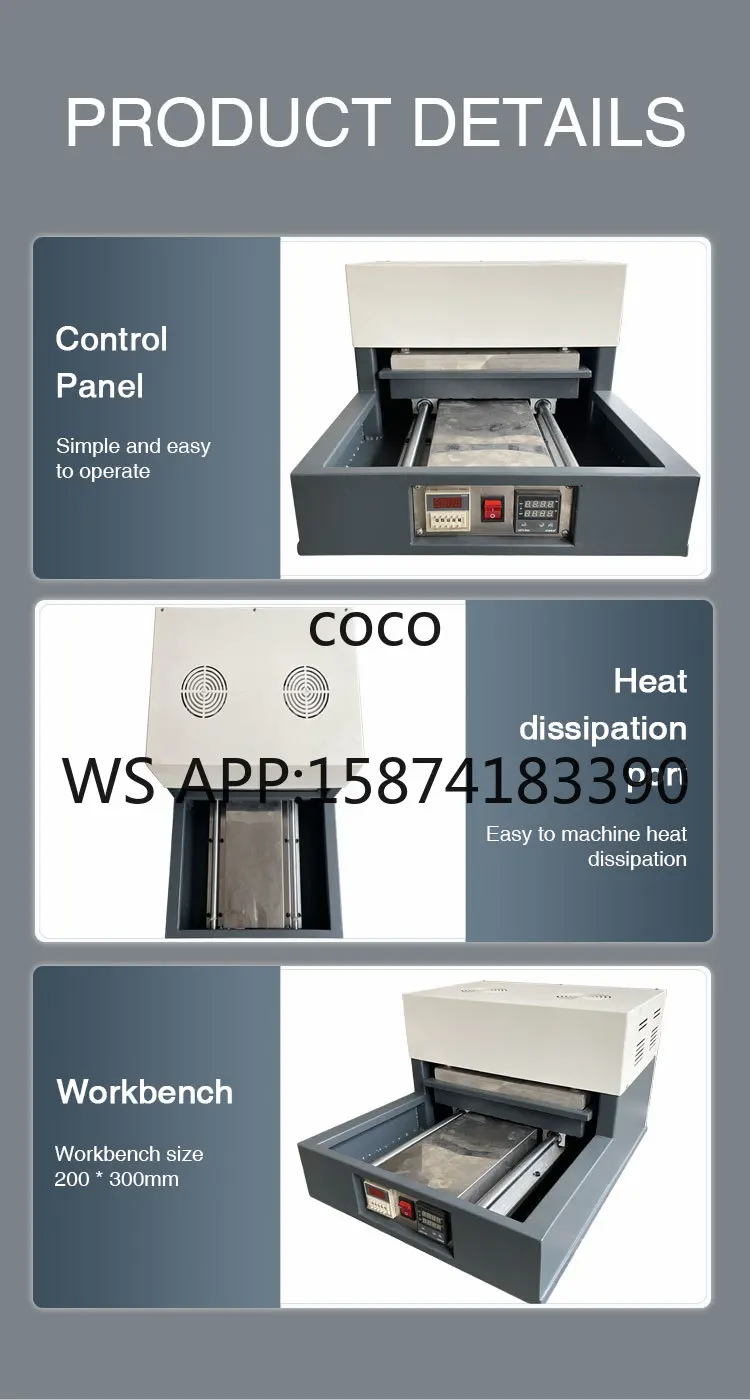 BS-2030 Small Manual Blister Packing Sealing Machine For Toys Toothbrushes Contact Lens Scourer Ball