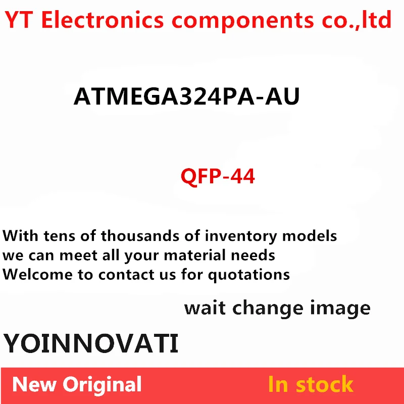 

5piece/lots ATMEGA324PA-AU ATMEGA324PA ATMEGA324 QFP-44 Plastic shell