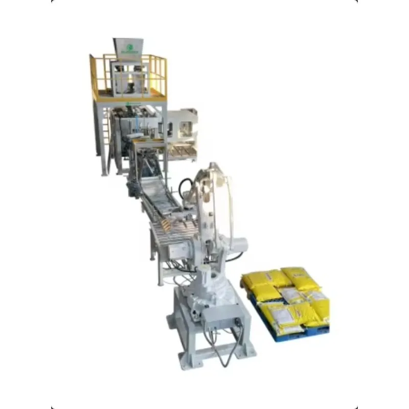 Robotic Palletizing Solution for Factories ABB Palletizing Robot for Grain Feed Agricultural Products Customized