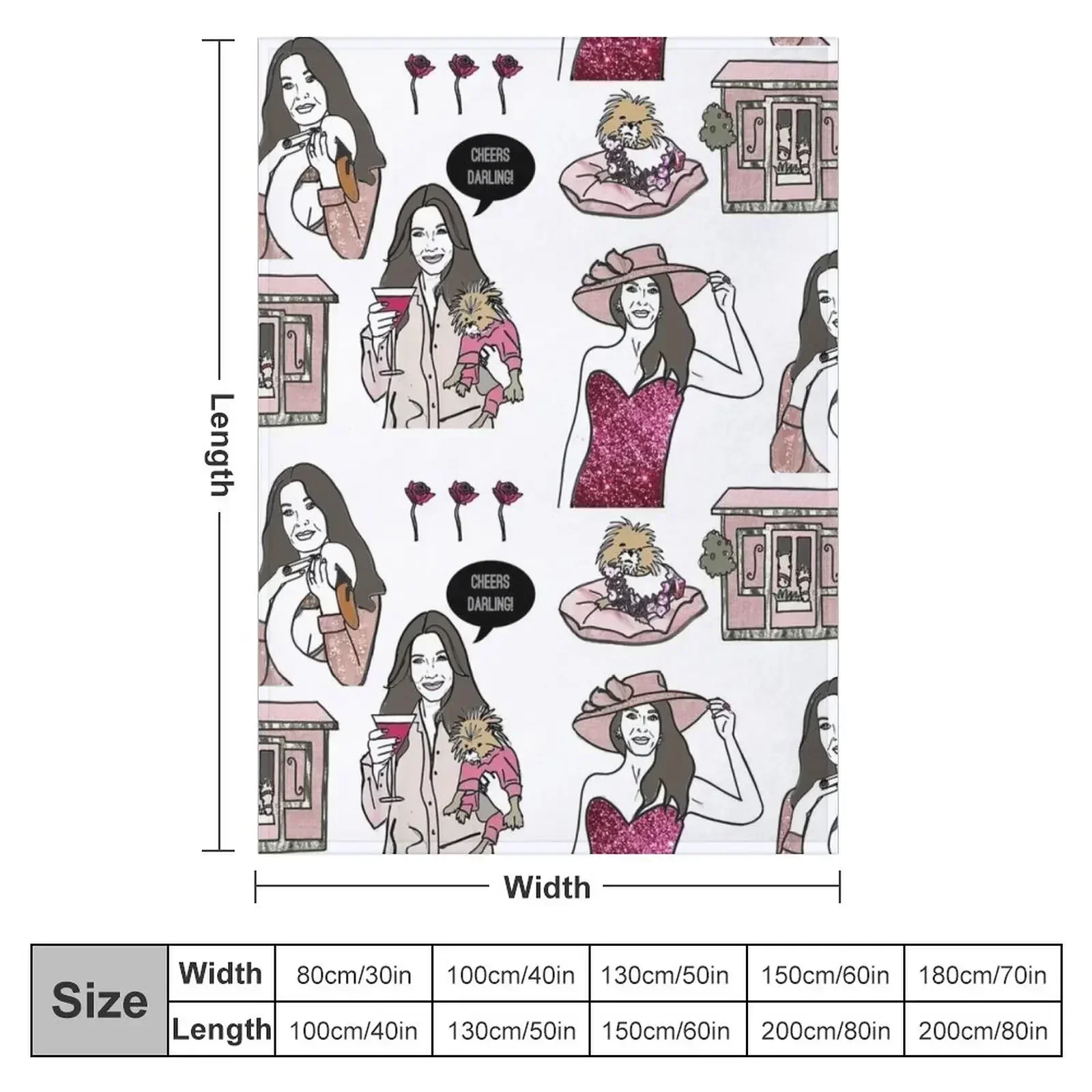 Pretty in Pink Throw Blanket Decoratives Sofa Quilt decorative blankets and throws Extra Large Throw Shaggy Blankets