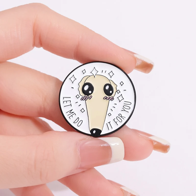 Cartoon Round Animal Collection Enamel Pin Cute Duck Pufferfish Frog Dog Capybara Alloy Brooch Badge Jewelry Gift For Kid Friend