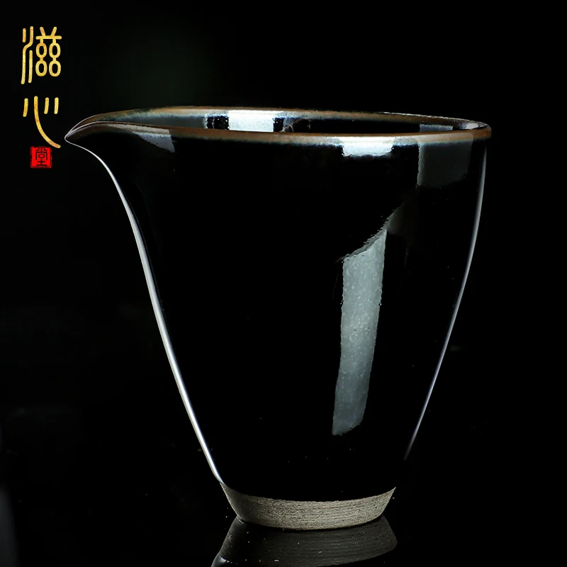 |Wu Jiwang sharply glaze manual build fair lamp cup tea points high-end kung fu tea tea is tea sea ceramic accessories