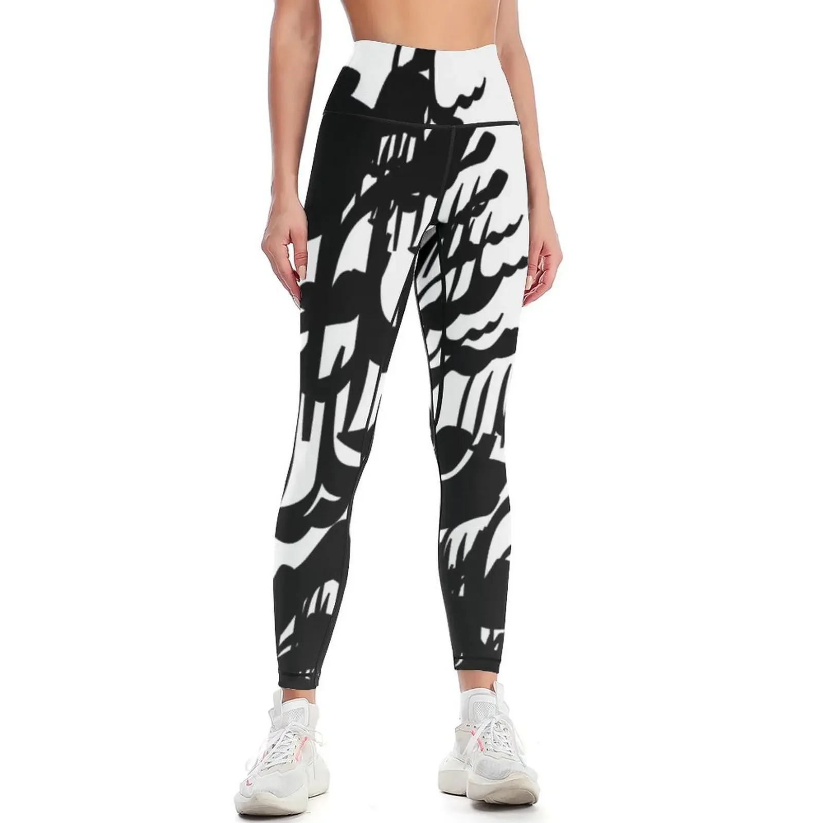 

Arabic Calligraphy Peace Leggings Pants sport trousers gym sportswear woman sport set Womens Leggings