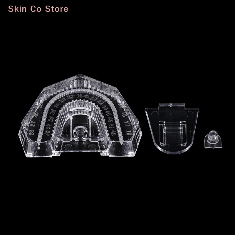 [CO]10Pcs Dental Transparent Disposable Mold Base Denture Tray Sectioned Base Kit For Dental Lab Tools Plastic Clear Base Box
