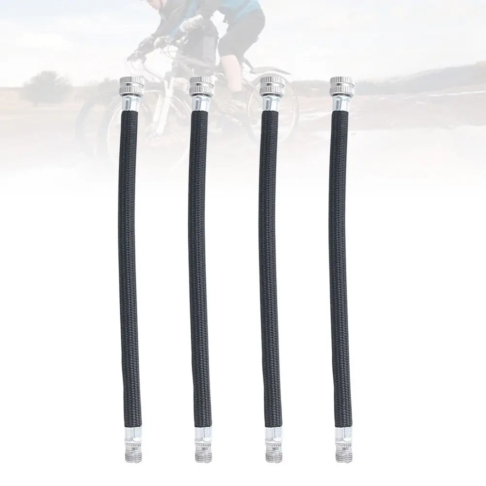 

4Pcs Pump Extension Hose Inflator Tube Cord for Threaded Extension Durable No Smell Suitable Nozzle