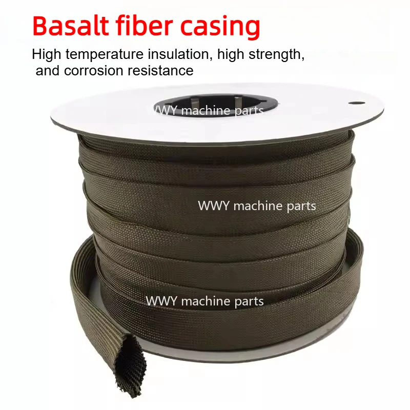 

2/4/6/8/-50 мм плетеная веревочная трубка из базатового волокна, полая трубка с рукавом для ремня, 10 м