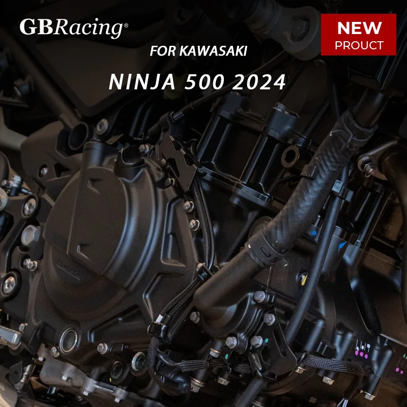 

Защита двигателя Ninja 500 2024 Ninja400 2018-2023 и Z400 2019-2023, крышка двигателя, защитные чехлы для мотоцикла, комплект защитных чехлов