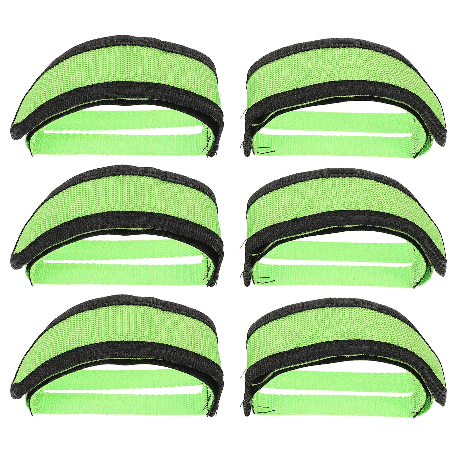 

3 Pairs Bicycle Pedal Straps Harness Adjustable Secure Cycling Feet Bands Bike Exercise Toe