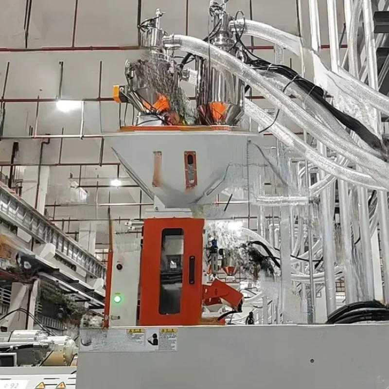 뜨거운 케이크처럼 판매 중량계 블렌더 계량 스케일 블렌더 사출 성형 생산에 중량계 도징 시스템 사용