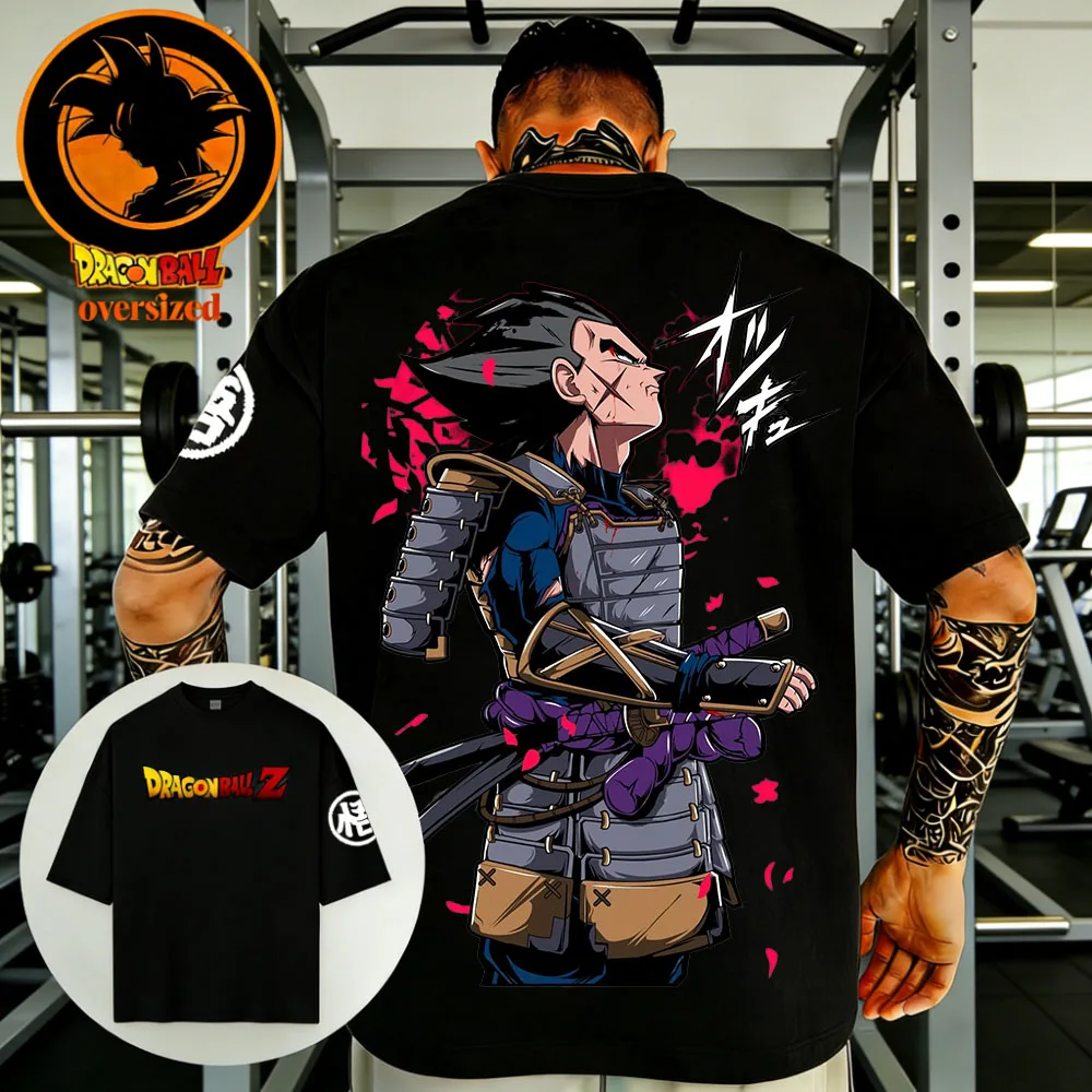 2026 Sommer Dragon Ball Retro Reine Baumwolle Fitness T-Shirt Herren Oversize Kurzarm Familien-Unisex Kinder Freizeithemd