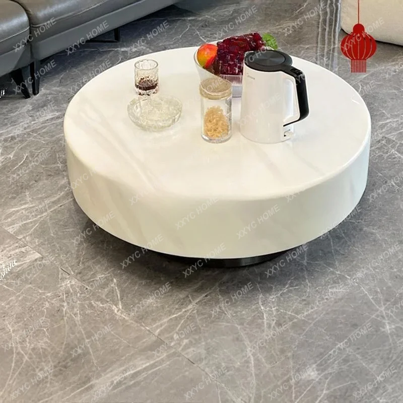 

Modern minimalist marble coffee table living room household small apartment FT