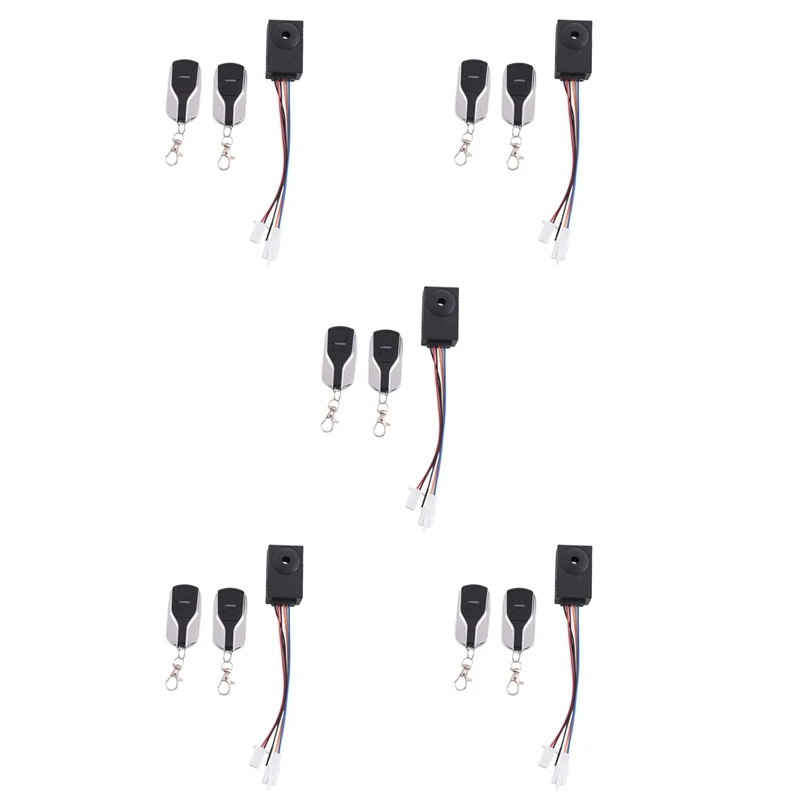 

2025 New-5X Ebike Alarm System 36V 48V 60V 72V With Two Switch For Electric Bicycle/Scooter Ebike/Brushless Controller