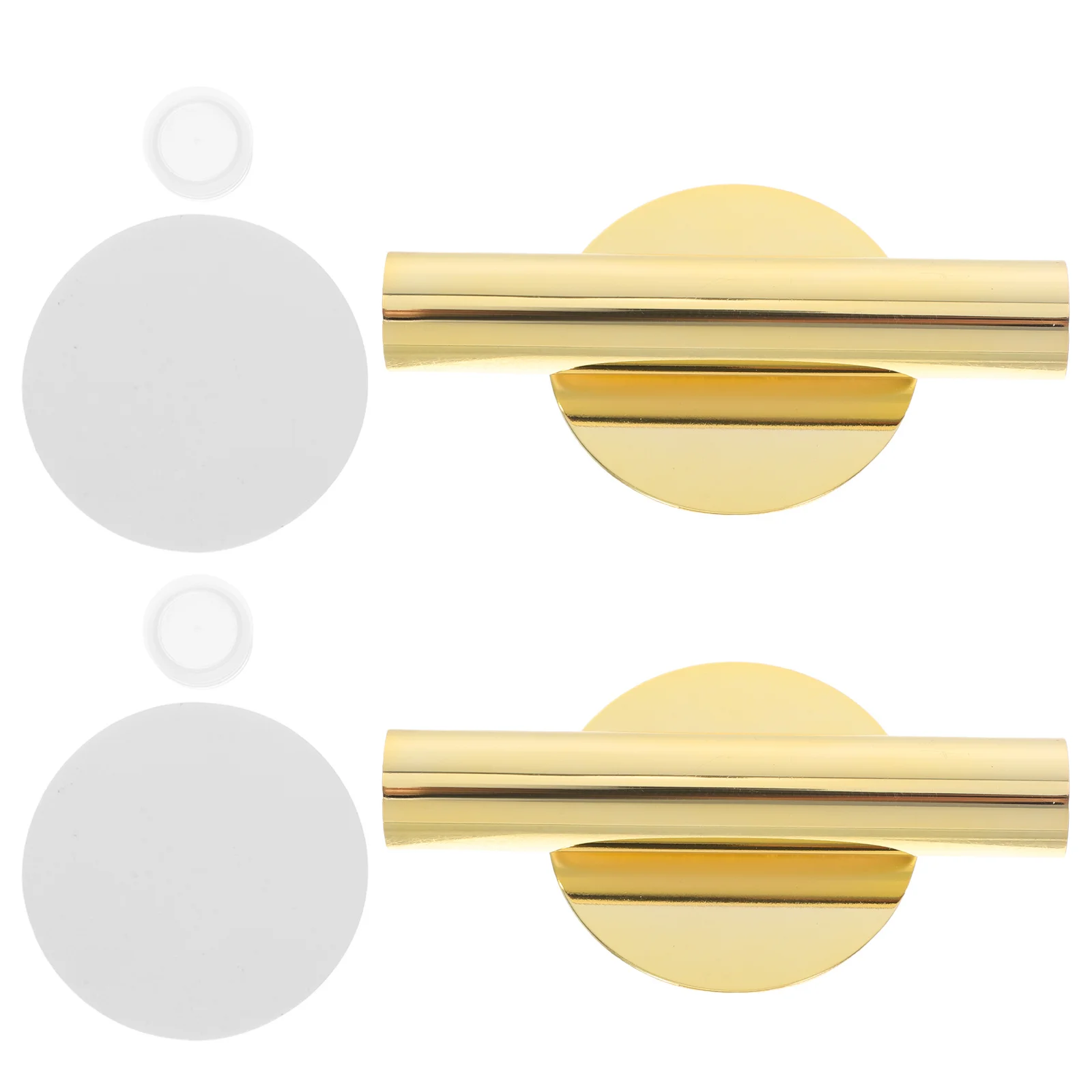 

2pcs Wall-Mounted Flower Vase Metal Vertical Floral Holder No Drill Installation For Home Office Hallway Modern Nordic Wall