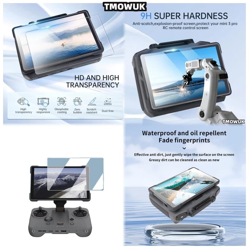 

For DJI RC Pro2 RCPro2 2 6-Pack Optic+ Premium Film - Oleophobic Coating & Ultra-Thin Protection