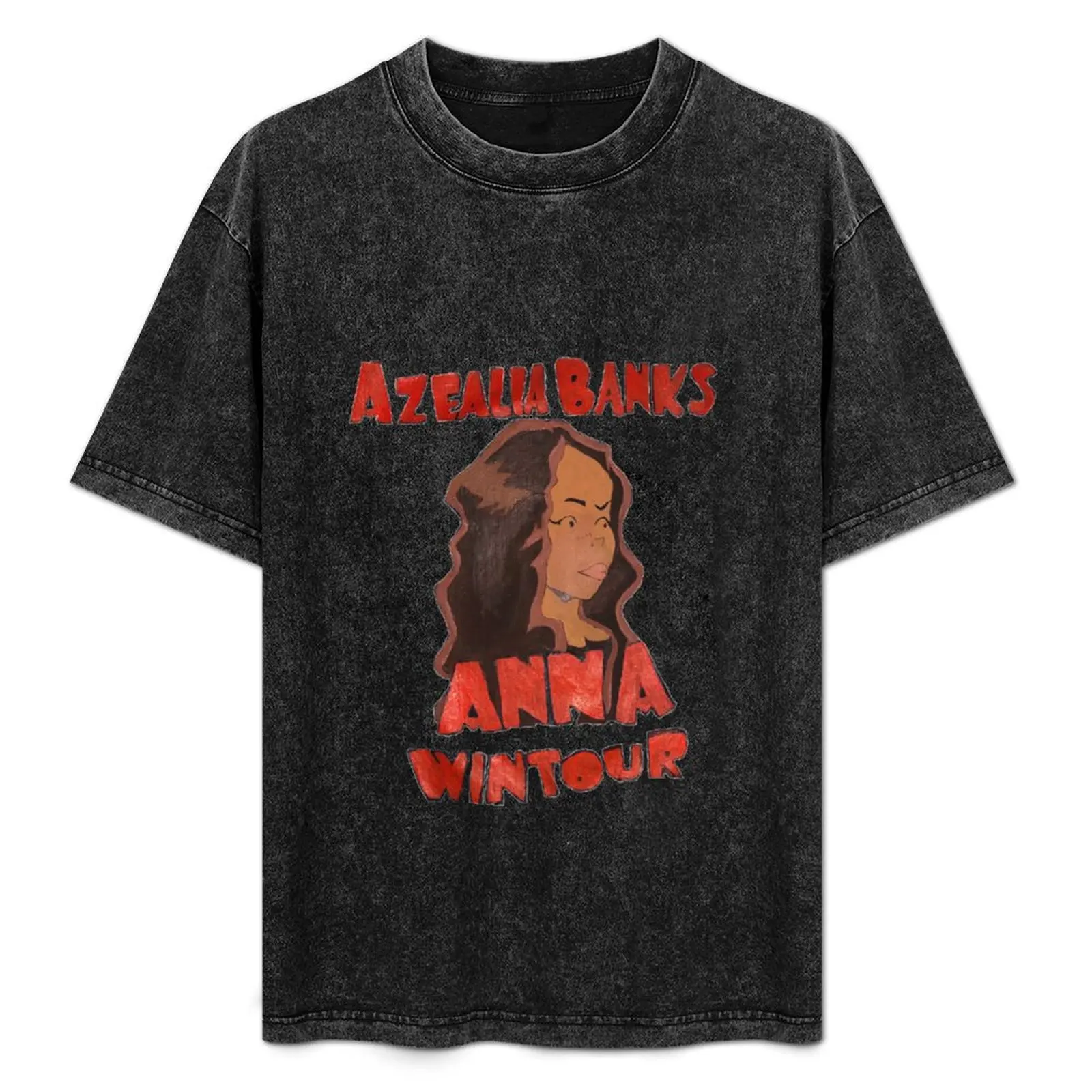 Azealia Banks Anna Wintour Painting T-Shirt cute tops kawaii clothes plus size clothes man t shirt vintage t shirt men