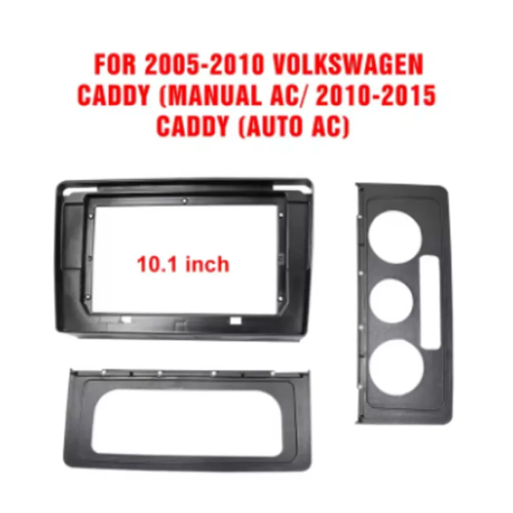 

Для 2005-2010 VOLKSWAGEN CADDY 10,1-дюймовая автомобильная панель радиоприемника DVD Комплект установки адаптера лицевой панели консоли лицевая панель декоративная крышка