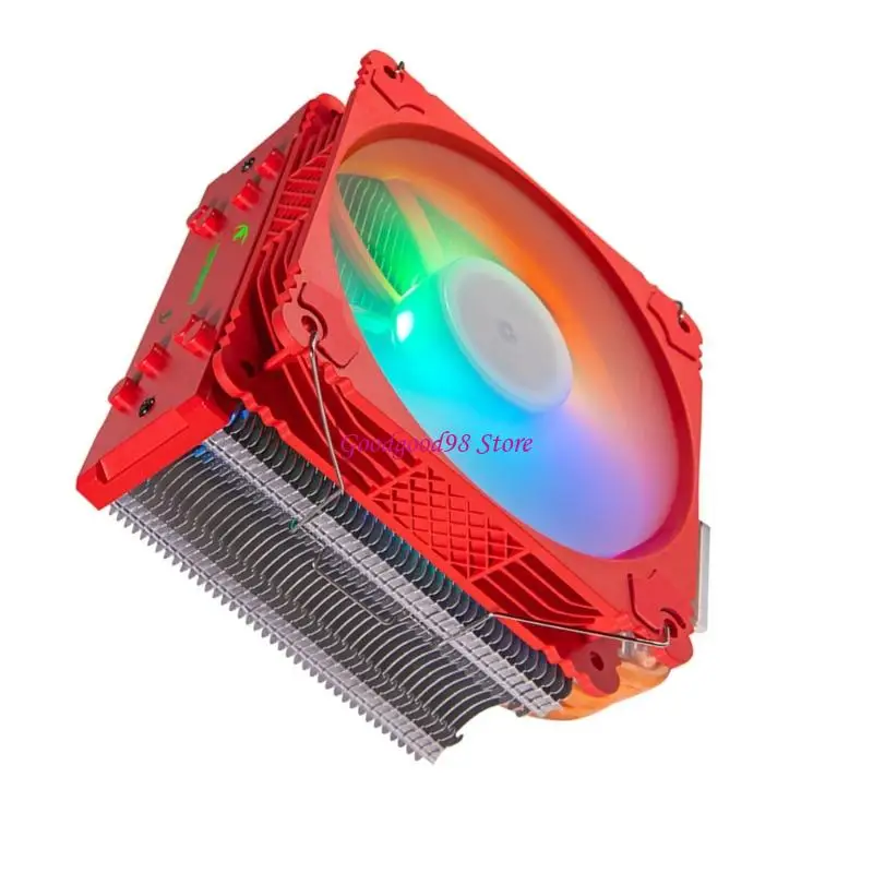 Enfriamiento CPU LED multi color con tubos calor cobre para múltiples procesadores W8EC