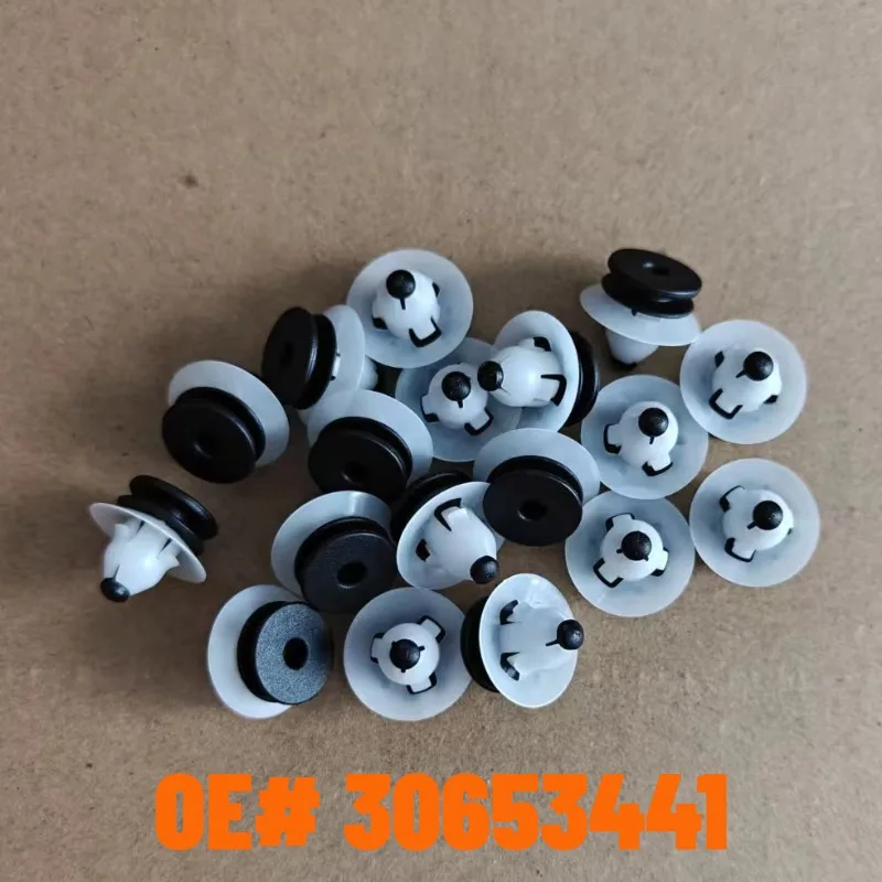 50PCS Footrest and Luggage Compartment Trim Panel Retaining Clips for Volvo OE# 30653441