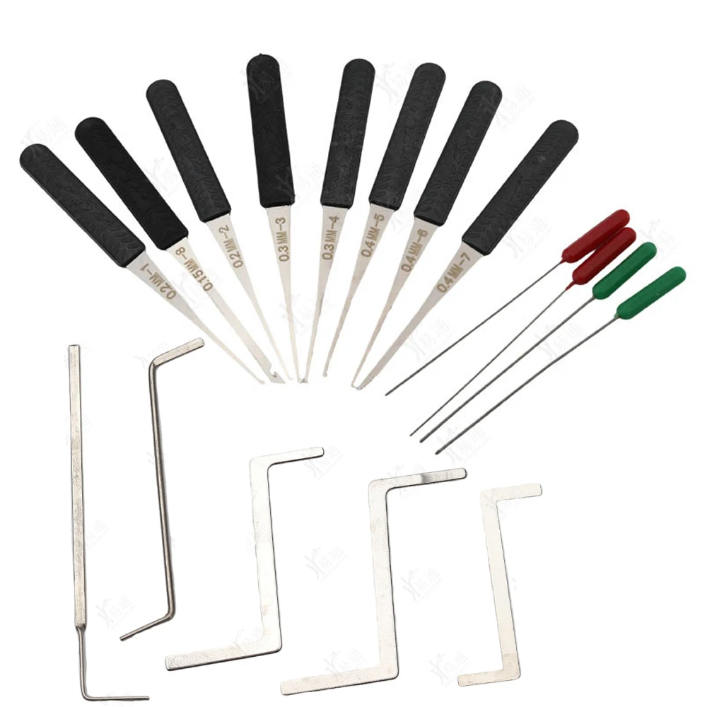 Locksmith Extractor Tools Kit Broken Key Remove Tool Set with Tension Wrench Tools for Family Home Life Helper